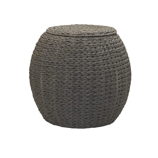 Household Essentials 19" Woven Storage End Table